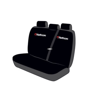 Triple Waterproof Car Rear Seat Cover Black