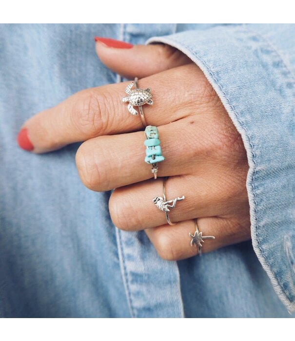 At Aloha Flamingo Ring