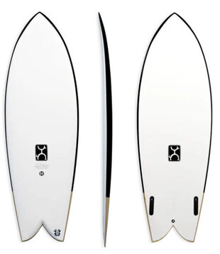 Firewire 5'8" Rob Machado Too Fish Keel