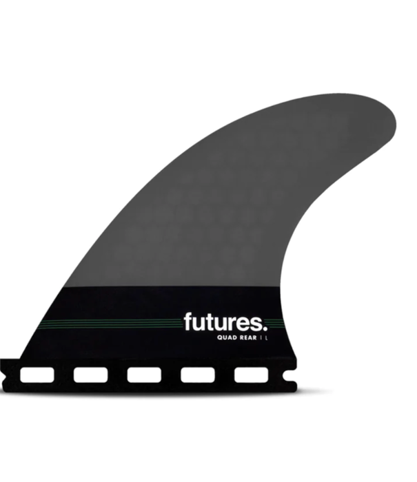 Futures Fins Futures 4.15 QD2 Flat Foil Quad Rear Fins Honeycomb