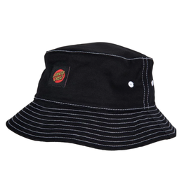 Santa Cruz Santa Cruz Hat Classic Label Bucket Hat Black/White