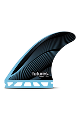 Futures Fins Futures R4 RTM Hex Blue Legacy series Smal 5-4