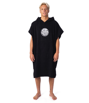 Rip Curl Logo Hooded Towel Black