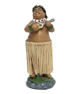 Hawaiian Hula Dashboard Dude