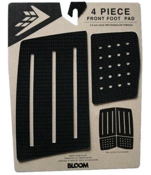 Firewire 4 Piece Front Foot Pad Black