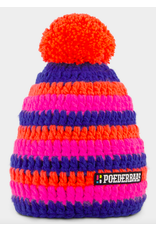 Poederbaas Poederbaas Classic Colorful Beanie Pink Orange Blue