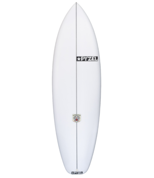 Pyzel 5'10" White Tiger Futures