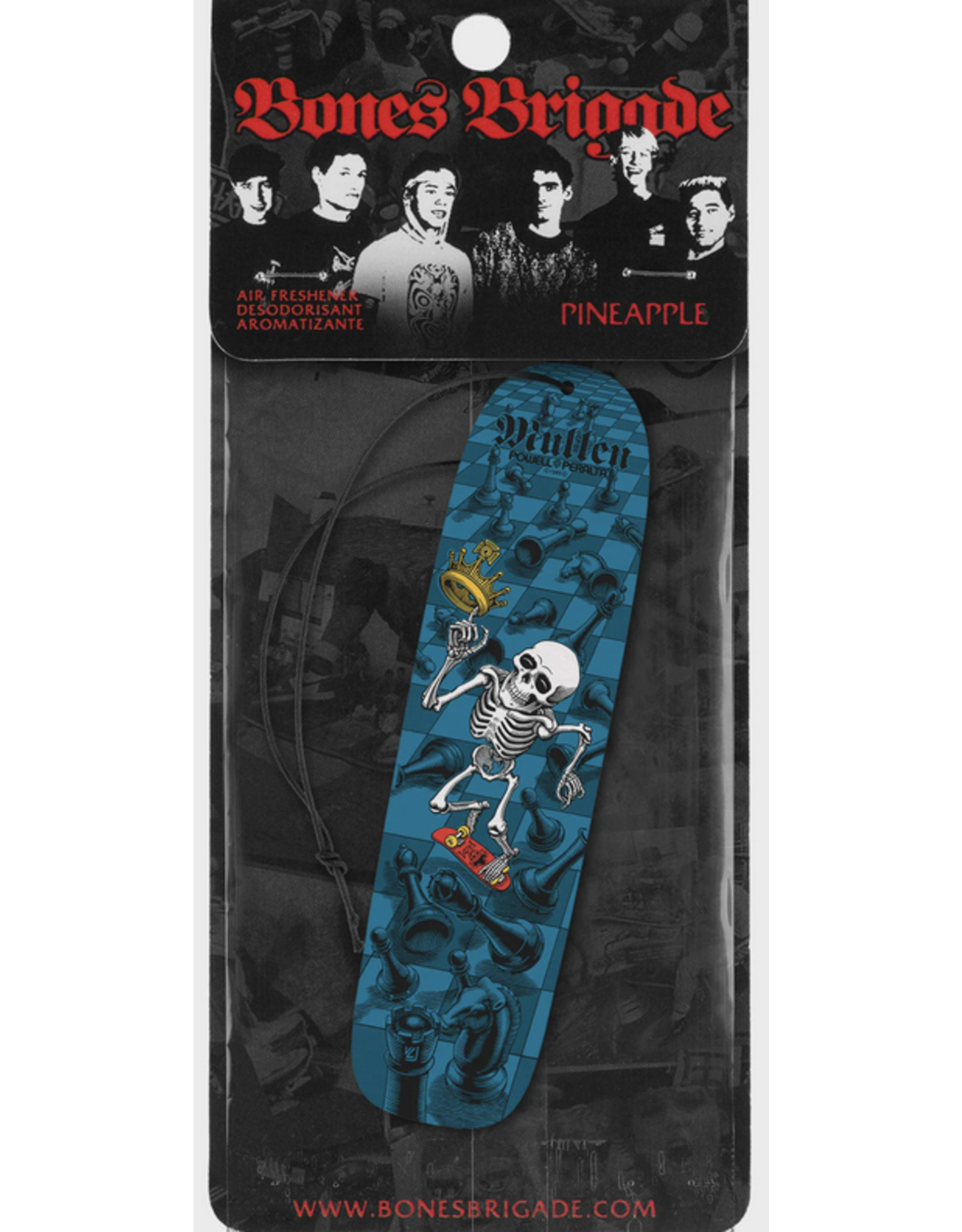 Powell Peralta Skateboard Powell Peralta Bones Brigade Mullen Series 15 Air Freshener Blue Pineapple