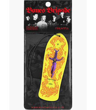 Powell Peralta Bones Brigade Guerrero Series 15 Air Freshener Yellow Pineapple