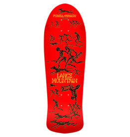 Powell Peralta Skateboard Powell Peralta 10.0 Bones Brigade Mountain Series 15 Skateboard Deck Red