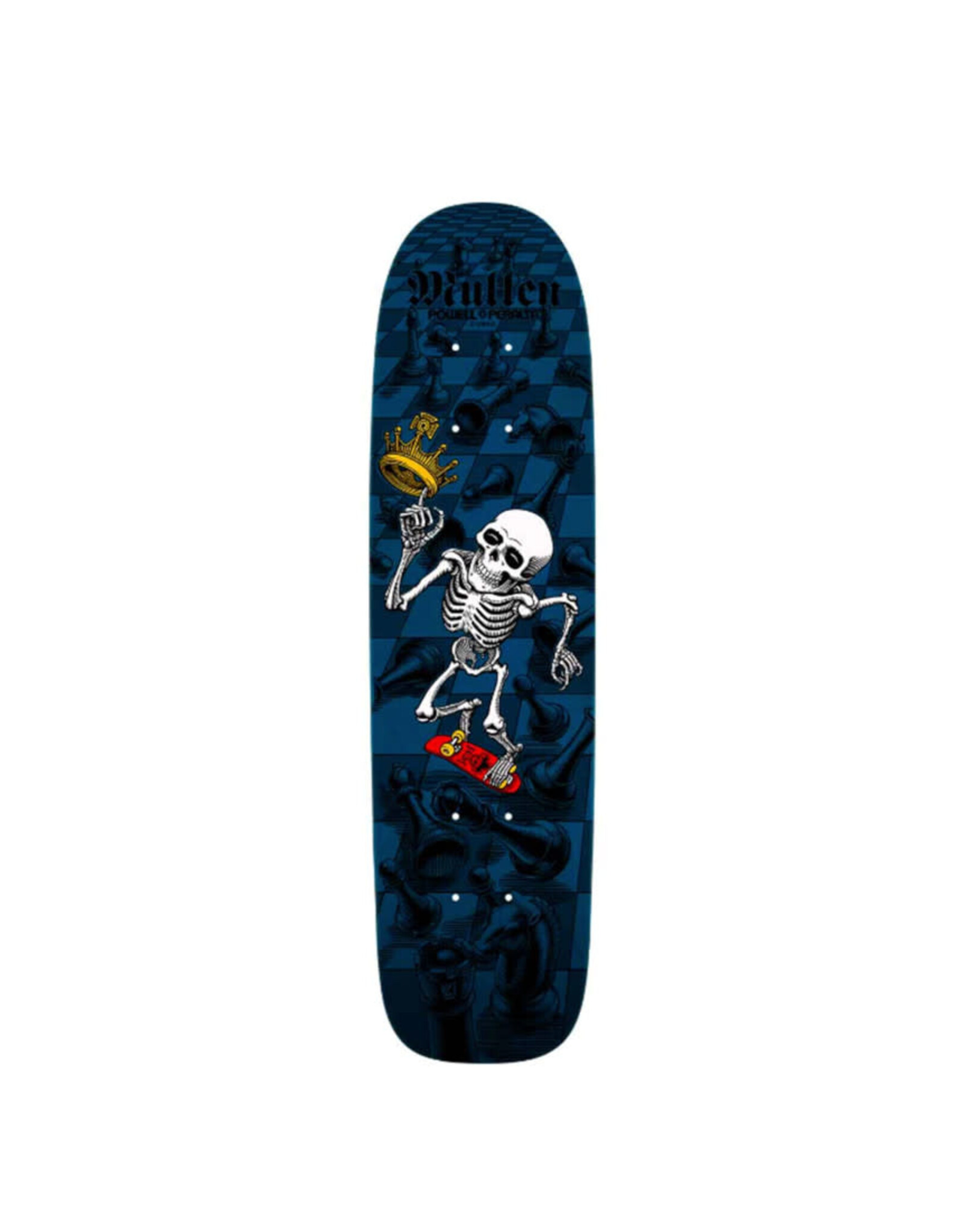 Powell Peralta Skateboard Powell Peralta 7.4 Bones Brigade Mullen Series 15 Skateboard Deck Blue