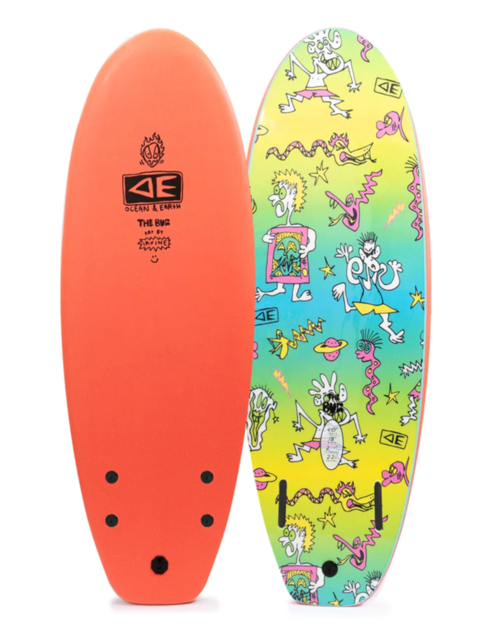 Ocean & Earth Ocean & Earth 4'0" Freaks Bug Soft Twin