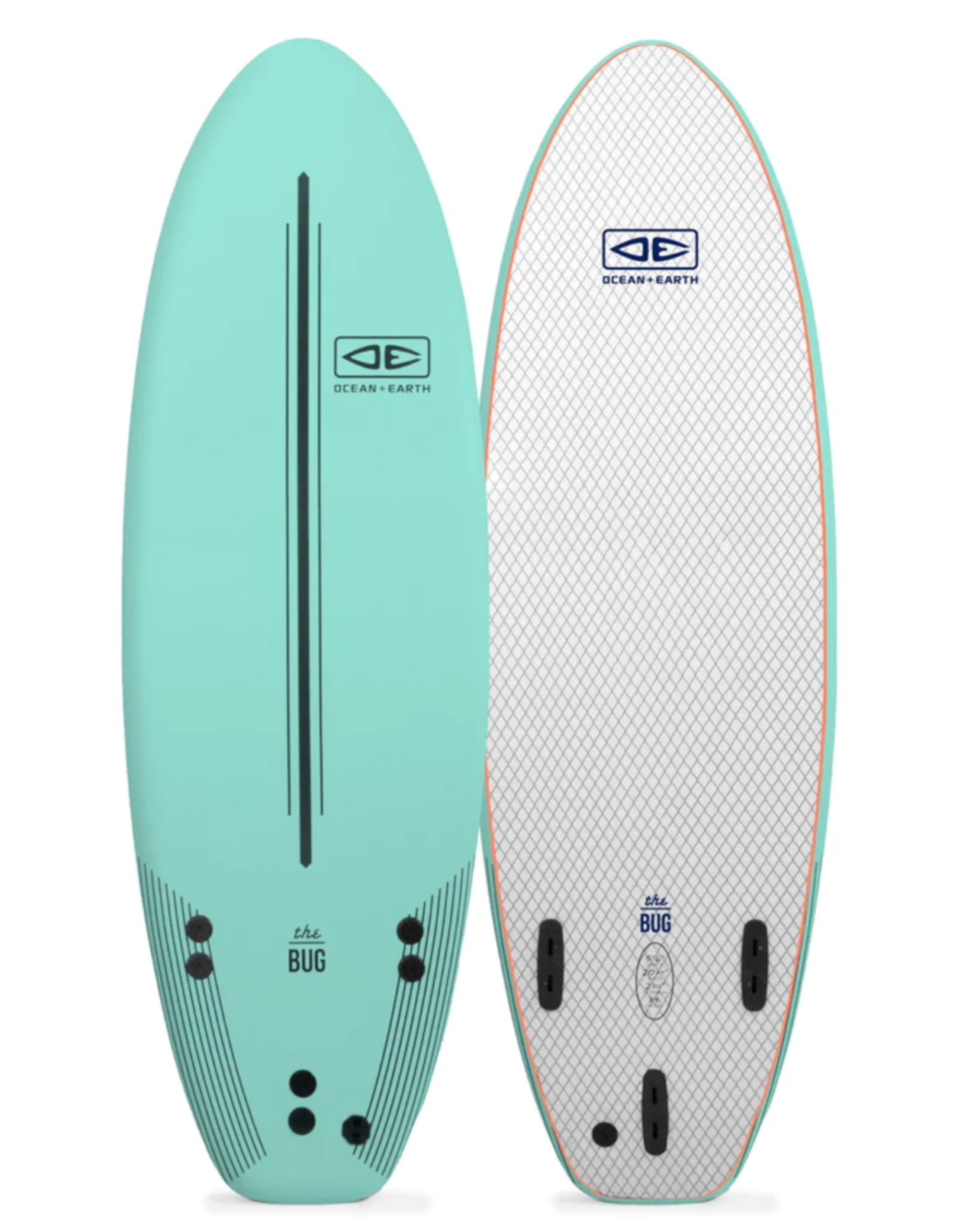 Ocean & Earth Ocean & Earth 5'6" Bug Mini Soft Board Mint