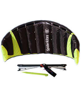 Spiderkites Spiderkites Amigo DC 1.35 + Bar, Compleet Kitesurf Trainer