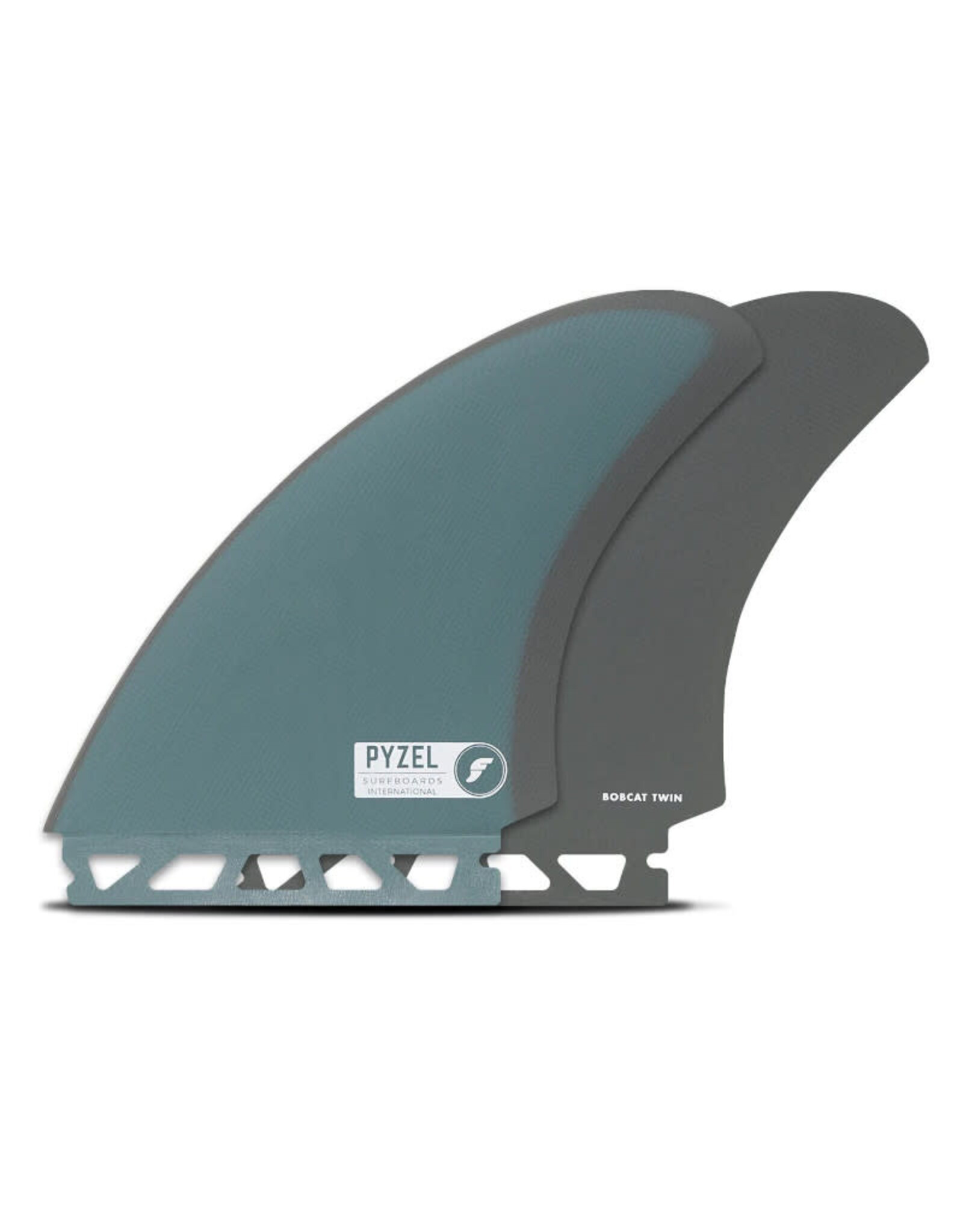 Futures Fins Futures Pyzel Bobcat Fiberglass Blue / Grey Twin