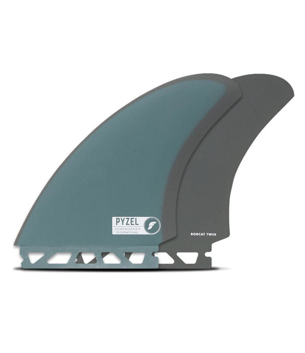 Futures Fins Futures Pyzel Bobcat Fiberglass Blue / Grey Twin