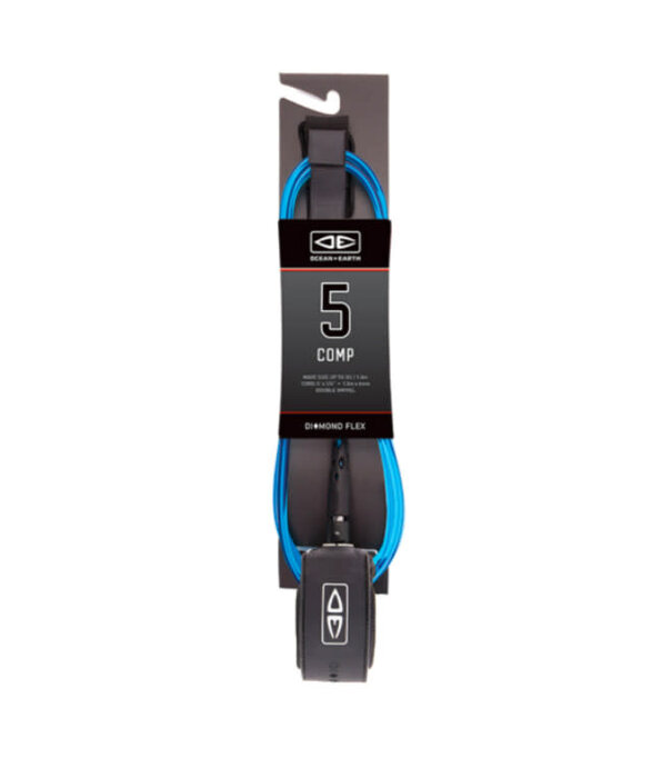 Ocean & Earth Ocean & Earth 5'0" Regular Comp Leash Blue