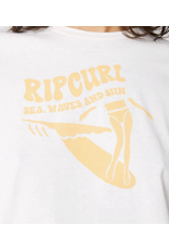Rip Curl Rip Curl Re-Entry crew fleece T-shirt Bone