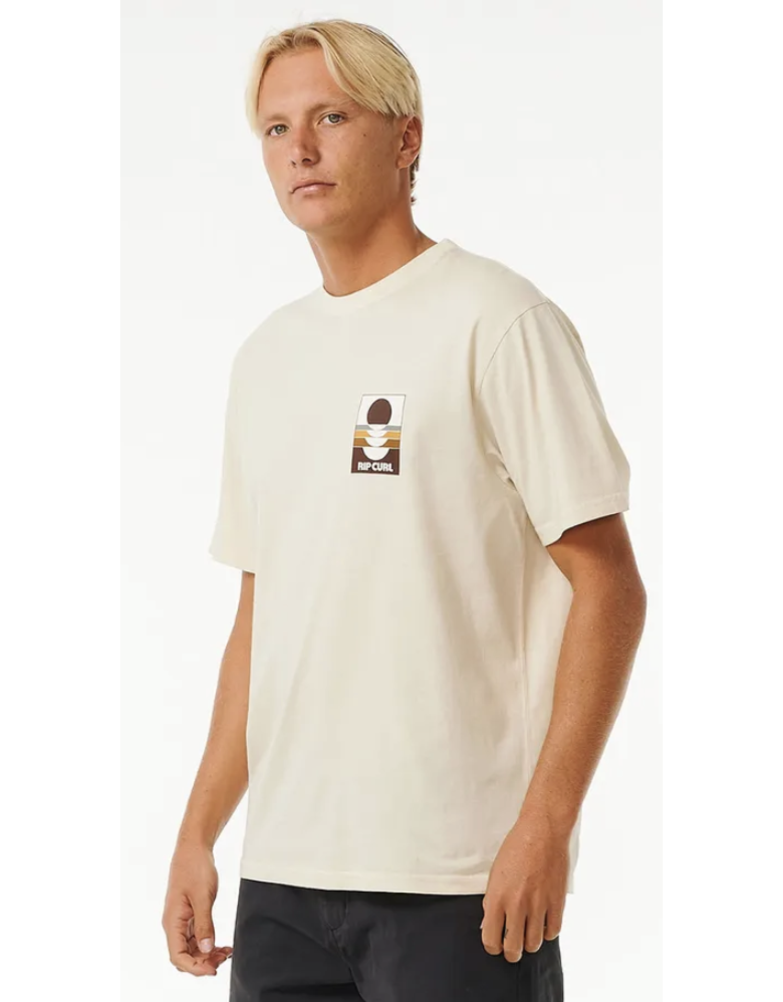 Rip Curl Rip Curl Surf Revivial Peaking T-shirt Vintage White