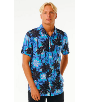 Rip Curl Barrel Killa Shirt Blue Yonder
