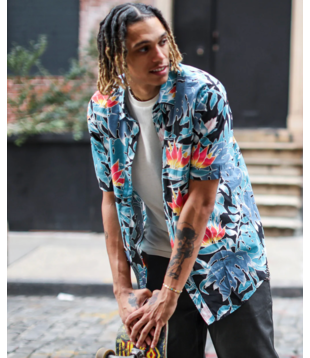 Volcom Leaf Pit Floral Shirt