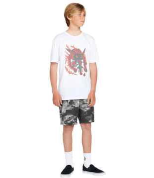 Volcom Tetsunori White Kids Tee