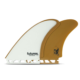 Futures Twin Fin CHRISTENSON Fiberglass Brown