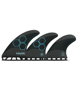 Futures 5 Fins Medium AM1 Al Merrick Techflex Black