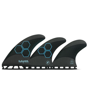 Futures 5 Fins Medium AM1 Al Merrick Techflex Black