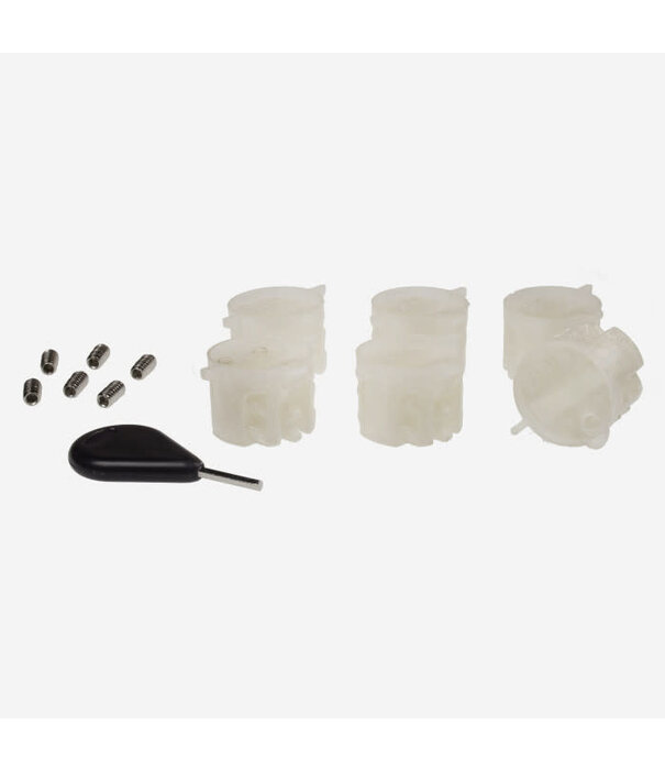 FCS Fins FCS 1  6 compatible NATURAL color fins plugs set for thruster