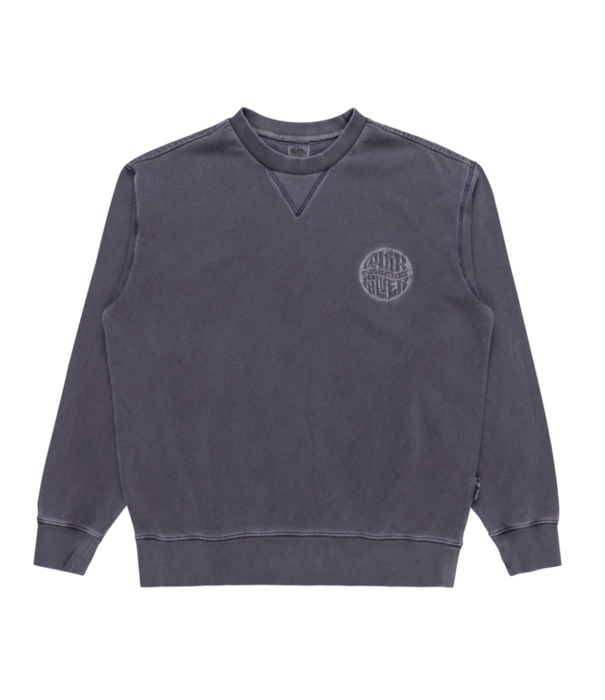 Quiksilver Quiksilver Garment Dye Crew Estate Blue