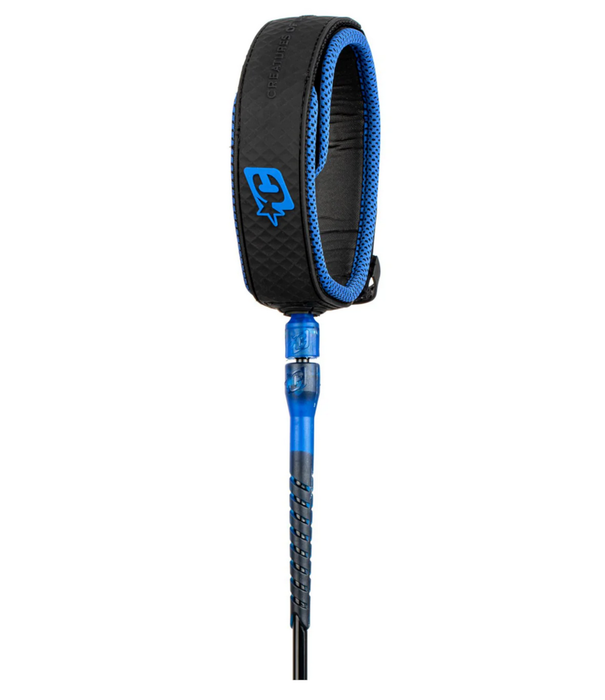 Creatures Creatures 9'0" Knee Longboard Leash Black Cyan
