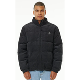 Rip Curl Rincon Cord Puffer  Washed Black