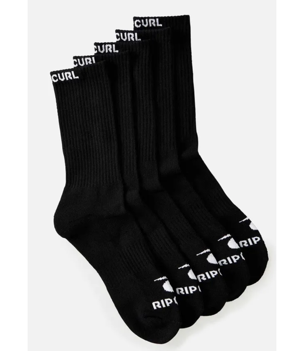 Rip Curl Rip Curl Crew Sock 5 Pack Black