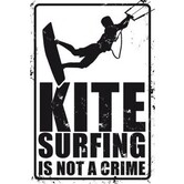 Sign Kitesurfing is Not A Crime