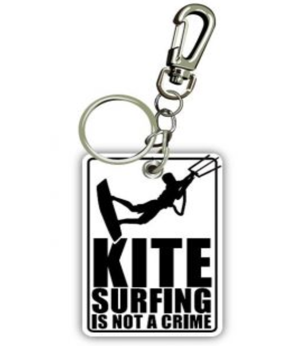 Nalu Keychain Kite Surf is Not A Crime