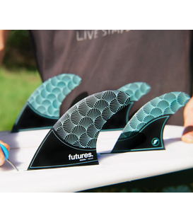 Futures Medium Quad RASTA Honeycomb Black / Teal