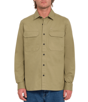 Volcom Servicestone Workshirt Thyme Green