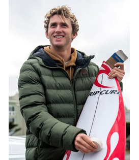 Rip Curl Anti Series Elite Puffer Hood Deep Forest
