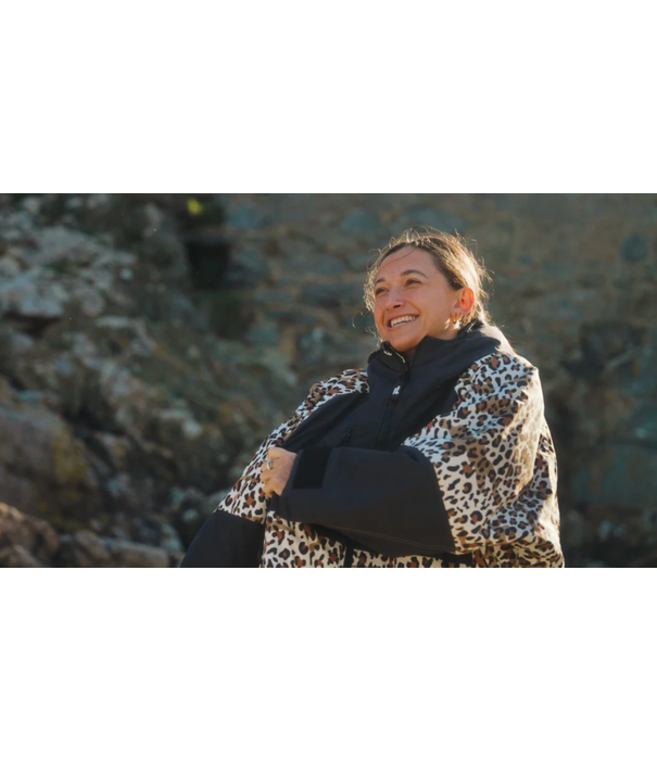 White Water White Water Poncho Hardshell Luipaardprint