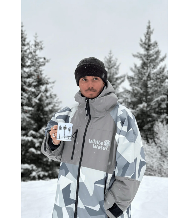 White Water White Water Poncho Hardshell Grey Camo