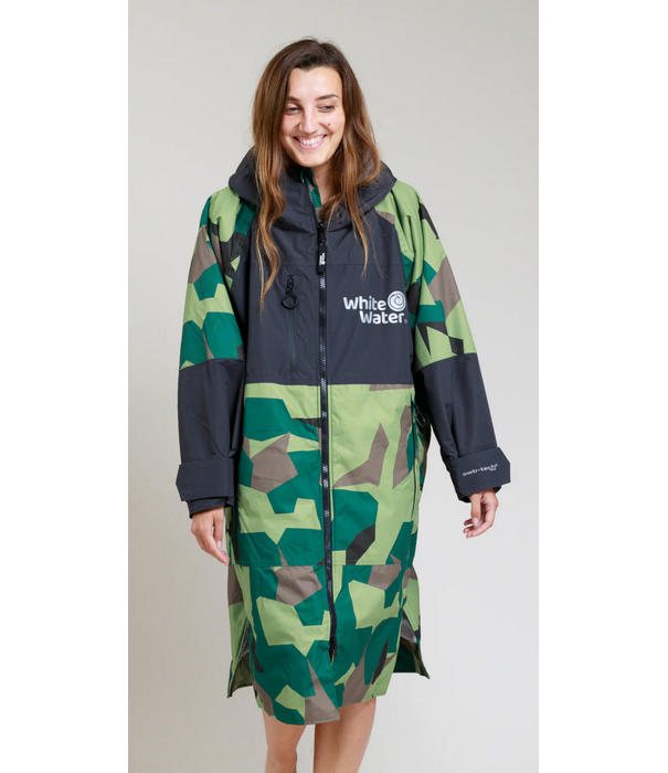 White Water White Water Poncho Hardshell Green Camo