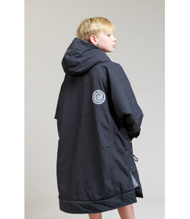 White Water Poncho Hardshell Black Kids