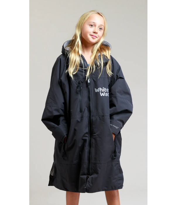 White Water White Water Poncho Hardshell Black Kids