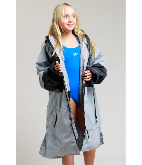 White Water White Water Poncho Hardshell Grey Lining Kids