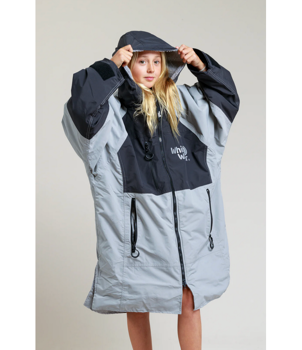 White Water White Water Poncho Hardshell Grey Lining Kids
