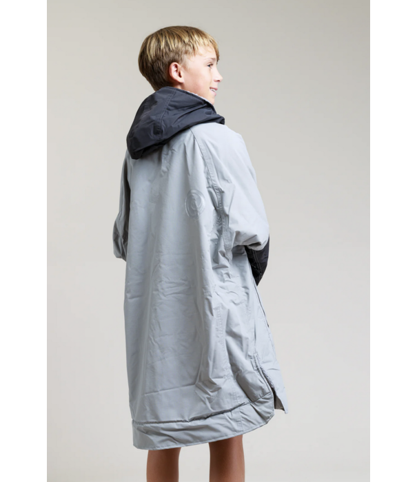 White Water White Water Poncho Hardshell Grey Lining Kids