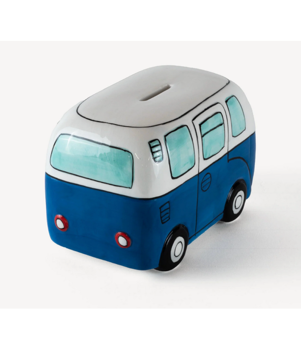 Devoted Devoted Surf Van Piggy Bank Blue