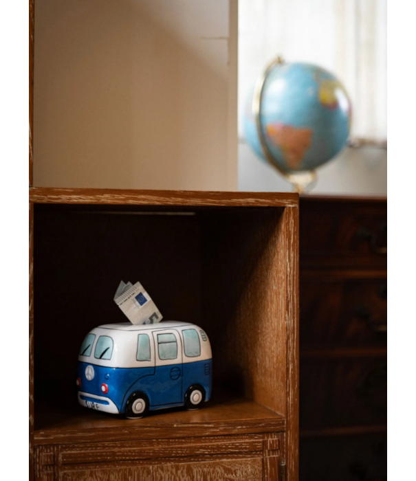 Devoted Devoted Surf Van Piggy Bank Blue
