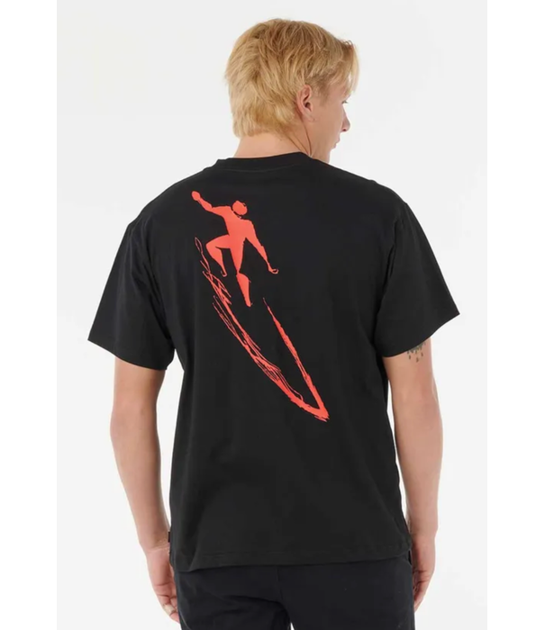 Rip Curl Rip Curl Eddie Would Go Retro Tee Black